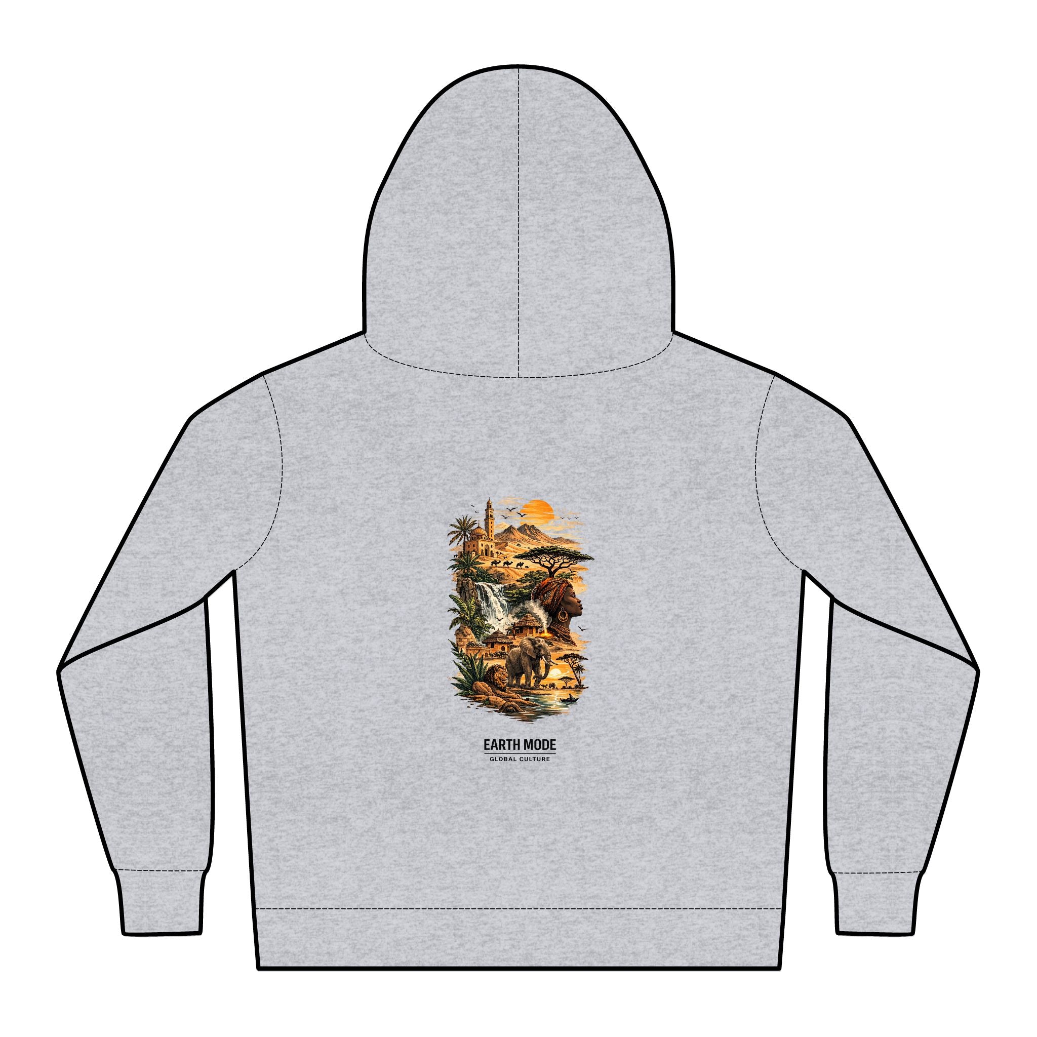 Earth Mode Kids Africa Hoodie — Collection ORIGINS